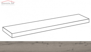 Плитка Italon Лофт Мурлэнд ступень угловая левая (33x160)